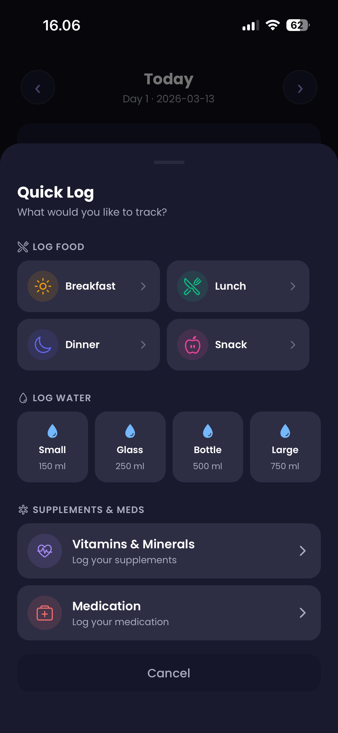 Quick logging